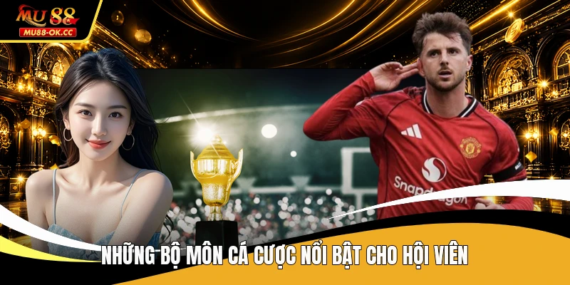 Những bộ môn cá cược nổi bật cho hội viên