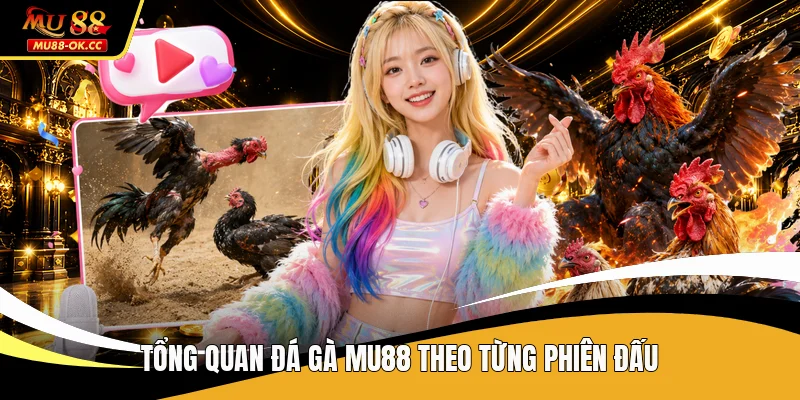 Tổng quan đá gà MU88 theo từng phiên đấu